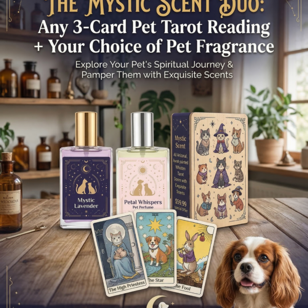 The Mystic Scent Duo- Any 3-Card Tarot+Your Choice of Fragrance
