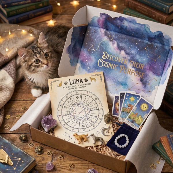 The Cosmic Origin Box- Custom Pet Natal Chart & Mystery Celestial Gift