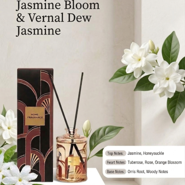 Canvas of Nature- Jasmine Bloom & Vernal Dew