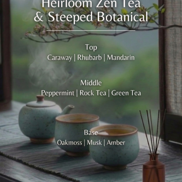Harvest & Sealed- Heirloom Zen Tea & Steeped Botanical