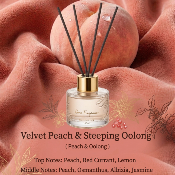 Garden Whispers- Velvet Peach & Steeping Oolong